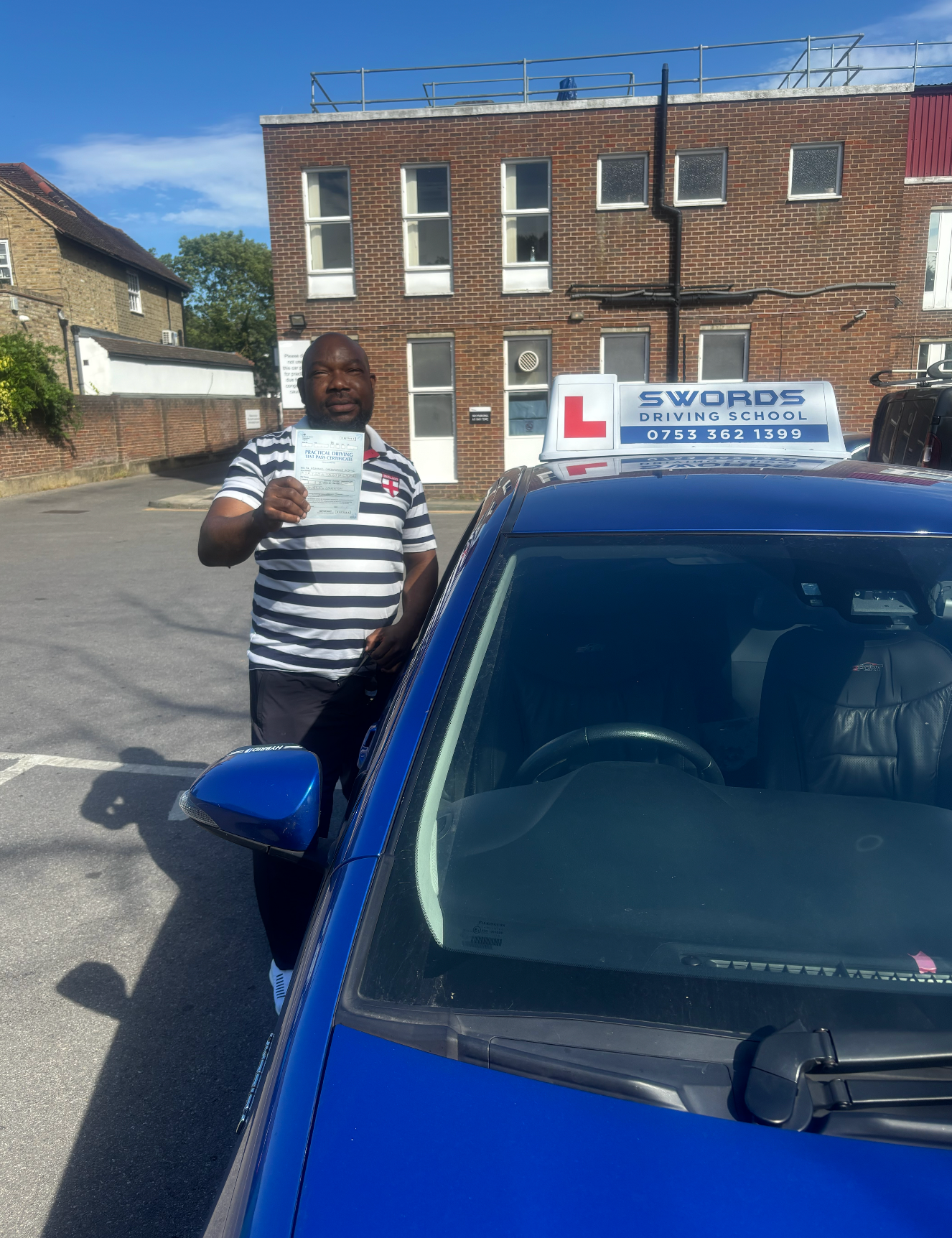 Swords Driving School student who passed their driving test